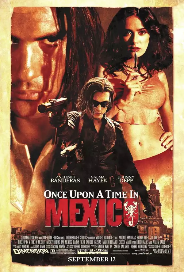 Once Upon a Time in Mexico movie poster